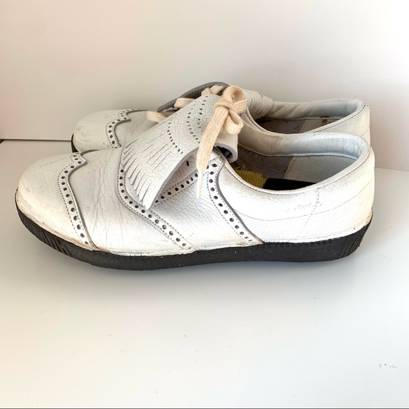 Vintage TRETORN Swedish Leather Golf Spikes—SZ 6 - Picture 5 of 14